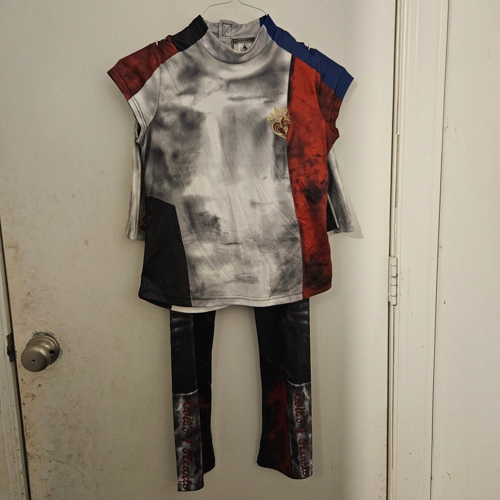 Disney Descendants Evie Costume Outfit Jacket Shirt Pants Halloween size 11/12 - Picture 3 of 8